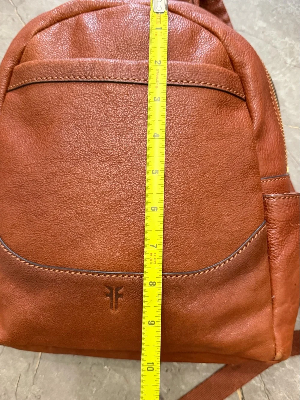 Frye Leather Medium Backpack – Cognac / Chestnut Brown
